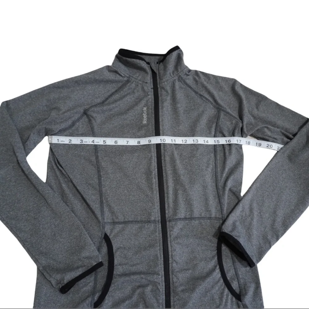 Reebok Gray Full Zip Lightweight Jacket Size‎ M